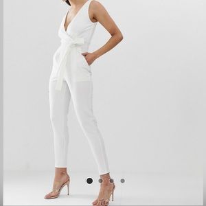 NWT (ASOS) outrageous fortune jumpsuit bridal